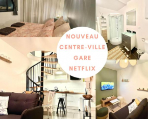 Idéal gare centre ville 2-4 pers